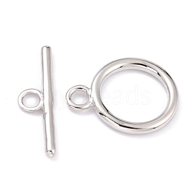 Rack Plating Brass Toggle Clasps KK-B036-12P-1