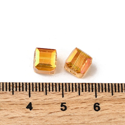 Electroplated Glass Beads EGLA-G040-01A-HP01-1