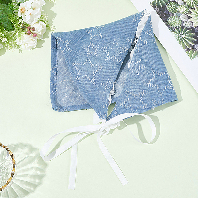 Polyester Triangle Headscarf AJEW-WH20072-72-1