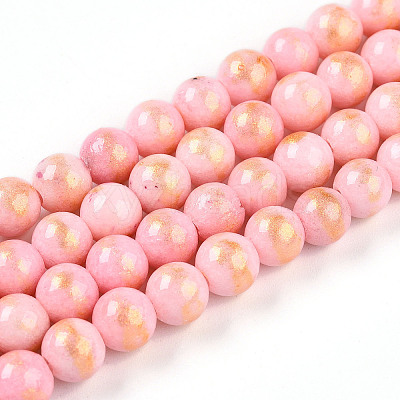 Natural Mashan Jade Beads Strands G-A255-A01-02B-1
