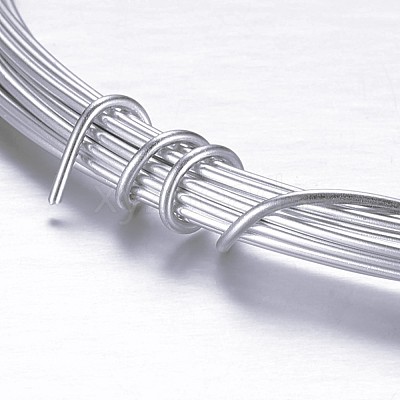 Round Aluminum Craft Wire AW-D009-1.5mm-10m-21-1