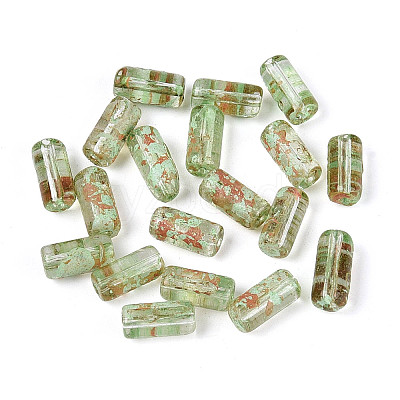 Picasso Transparent Glass Bugle Beads SEED-N010-02G-1