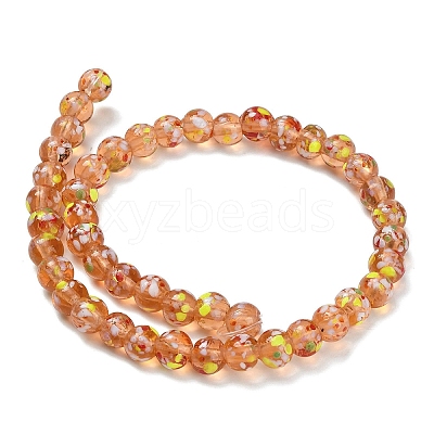 Handmade Lampwork Beads Strands LAMP-H071-01B-05-1