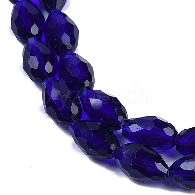 Transparent Glass Beads Strands EGLA-N013-T10mm-D07-1