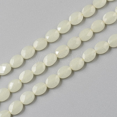 Synthetic Luminous Stone Beads Strands G-I271-B12-6x8mm-1
