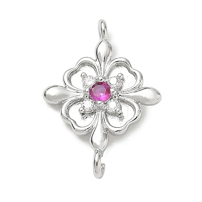 Brass Rhinestone Pendants RB-CBAA948-01P-1