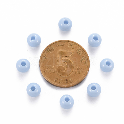 Opaque Acrylic Beads MACR-S370-C6mm-SS2113-1