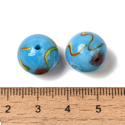 Handmade Lampwork Beads LAMP-C016-04D-17-1