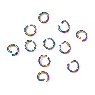 304 Stainless Steel Open Jump Rings STAS-Z150-01B-RC-1