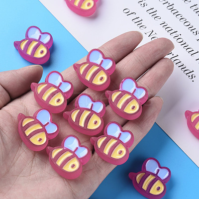 Transparent Acrylic Beads X-MACR-S374-06B-02-1