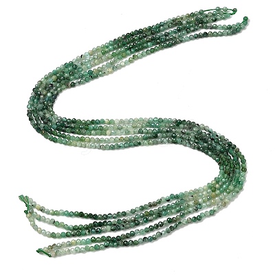 Natural Emerald Beads Strands G-Z106-A02-3mm-01-1