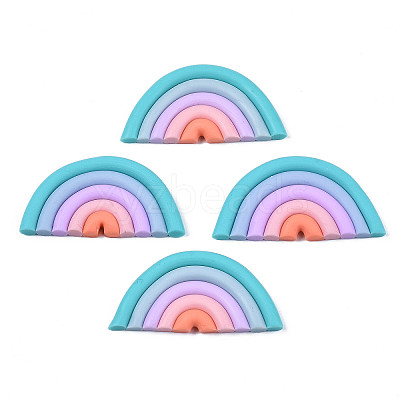 Handmade Polymer Clay Cabochons LS-CLAY-N010-030-04-1