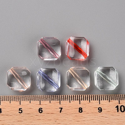 Transparent Acrylic Beads TACR-S154-08A-1