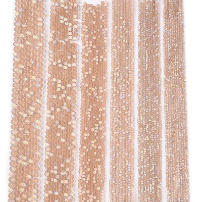 Transparent Glass Beads Strands EGLA-A044-T4mm-MB20-1