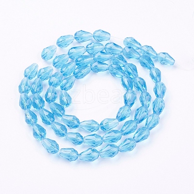 Glass Beads Strands GLAA-R024-11x8mm-7-1