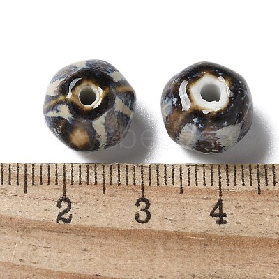 Vintage Porcelain Pumpkin Beads PORC-L080-H19-1