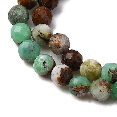 Natural Serpentine Beads Strands G-RM250101-D8-6mm-1