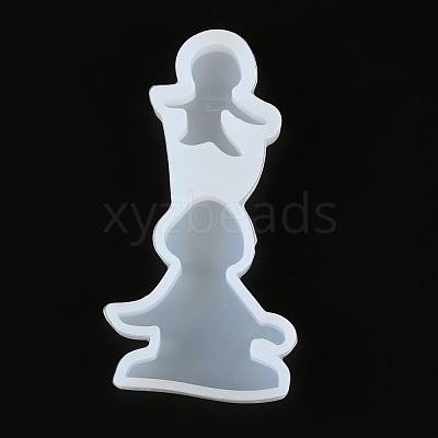 Snowman Pendant Silicone Statue Molds DIY-P019-22-1
