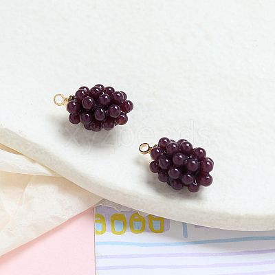 Opaque Resin Pendants INS-PW0001-08A-03-1