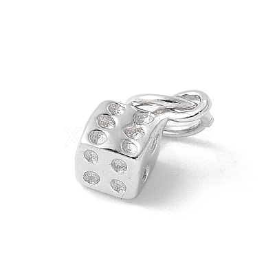 925 Sterling Silver Dice Charms STER-M093-02P-1