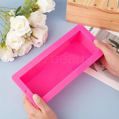 Rectangle Soap Silicone Molds DIY-WH0183-48-1