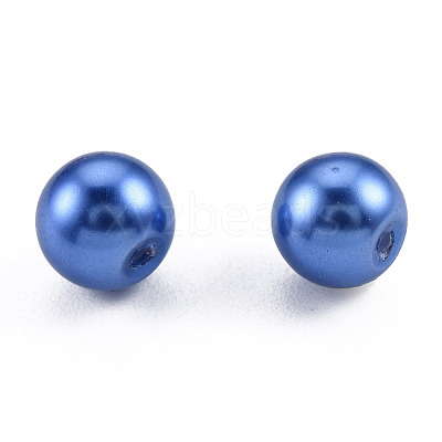 3 Colors Glass Pearl Beads GLAA-T024-10-1
