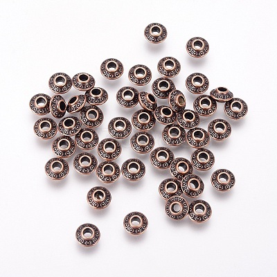Tibetan Style Alloy Spacer Beads RLF0725Y-1