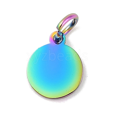 Ion Plating(IP) 304 Stainless Steel Pendants STAS-I311-33B-RC-1
