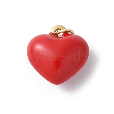 Brass Enamel Pendants KK-D336-08G-01-1