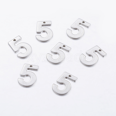 Tarnish Resistant 201 Stainless Steel Pendants STAS-F128-01P-5-1