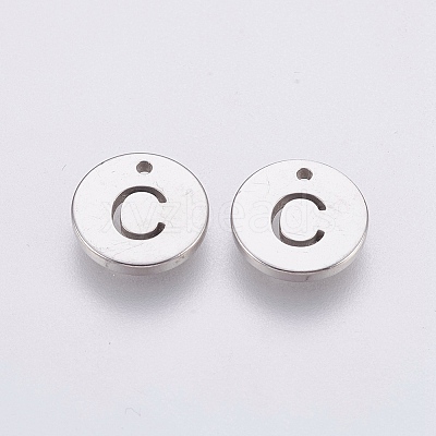 Non-Tarnish 304 Stainless Steel Charms STAS-P212-15P-24-1