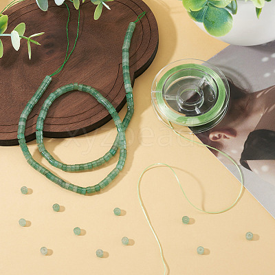 1 Strand Natural Green Aventurine Beads Strands G-TA0002-96-1