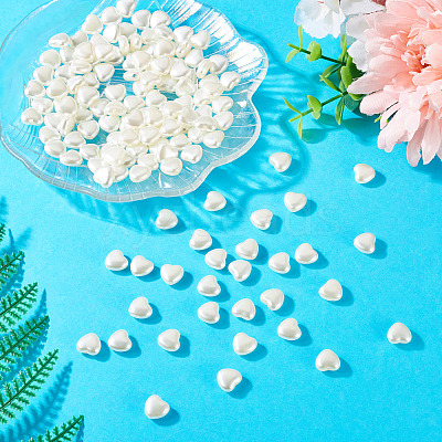 200Pcs ABS Imitation Pearl Beads OACR-TA0003-84A-1