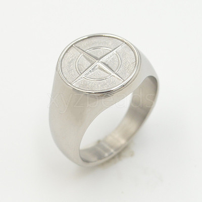 304 Stainless Steel Finger Rings FS-WG5F41B-63-1