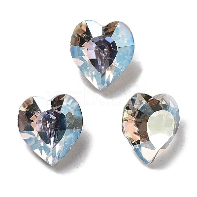 K9 Glass Rhinestone Cabochons GLAA-H034-02B-001TR-1