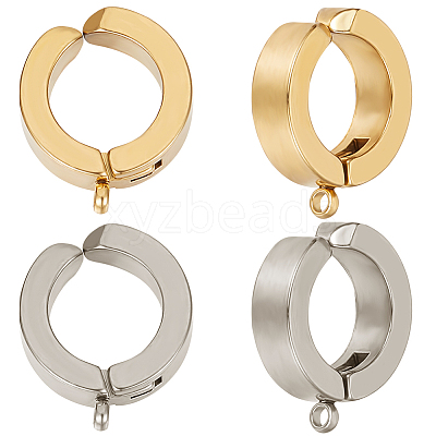16Pcs 2 Colors 304 Stainless Steel Ear Cuff Findings STAS-BBC0003-23-1