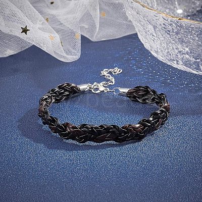 Braided Imitation Leather Cords OHAR-WH0016-27B-1