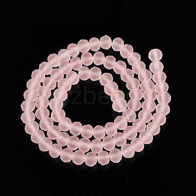 Transparent Glass Beads Strands X-EGLA-A044-T6mm-MD22-1