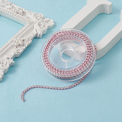 Electrophoresis Brass Rhinestone Strass Chains CHC-YW0001-05E-1