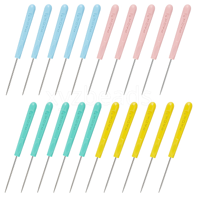 20Pcs 4 Colors Iron Bead Awls TOOL-BC0003-29-1