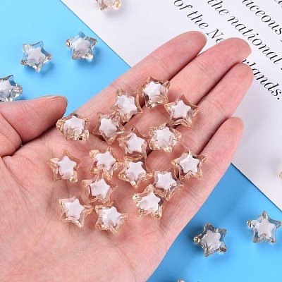Transparent Acrylic Beads TACR-S152-02A-760-1