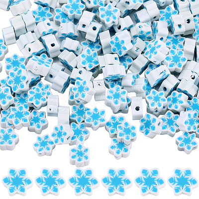 300Pcs Handmade Polymer Clay Beads CLAY-SC0001-83-1