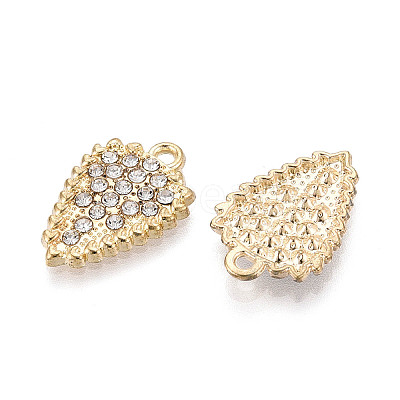 Alloy Rhinestone Pendants FIND-N008-05KCG-1