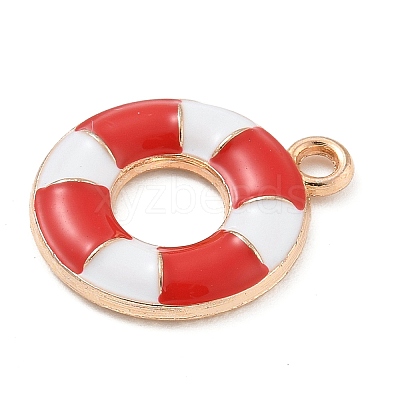 Alloy Enamel Pendants ENAM-A008-14KCG-03-1