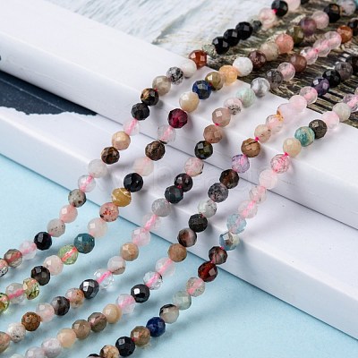 Natural Mixed Stone Beads Strands X-G-T108-39-1