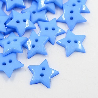 Acrylic Sewing Buttons BUTT-E070-A-M-1