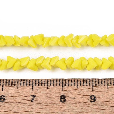 Opaque Glass Beads Strands GLAA-N019-4mm-13-1