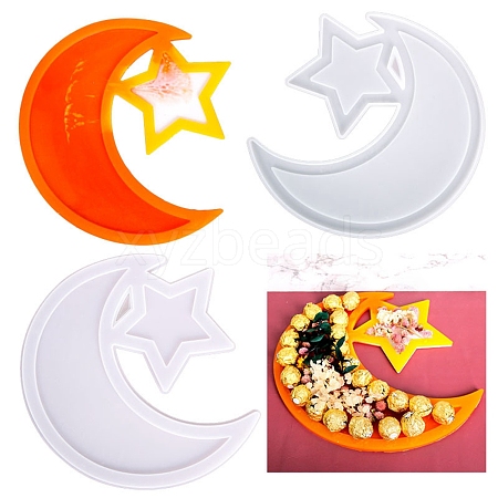 Moon & Star Tray Silicone Molds DIY-P019-01-1
