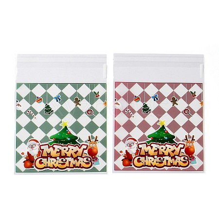 Christmas Theme Plastic Bakeware Bag ABAG-F006-02B-1