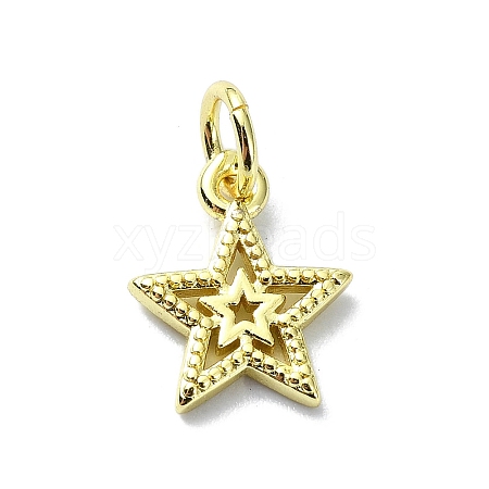 Brass Charms KK-H475-38G-02-1